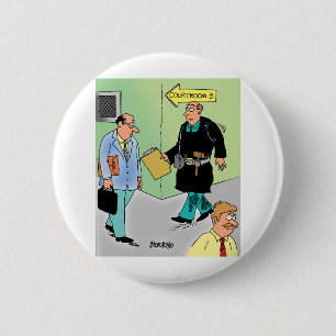 Judge Cartoon Button