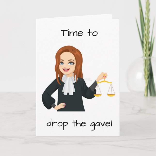 **JUDGE** CELEBRATES " HER BIRTHDAY" CARD (Front)