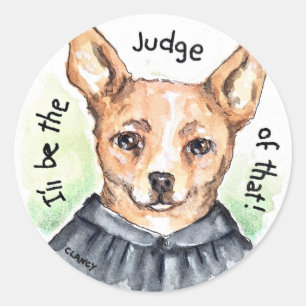 Judge Dog sticker