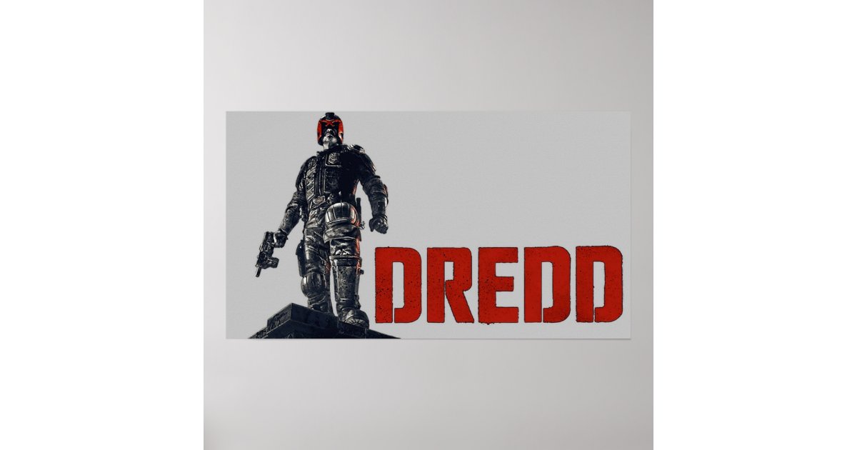 judge dredd character hero poster | Zazzle