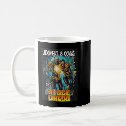 judge dredd comic coffee mug
