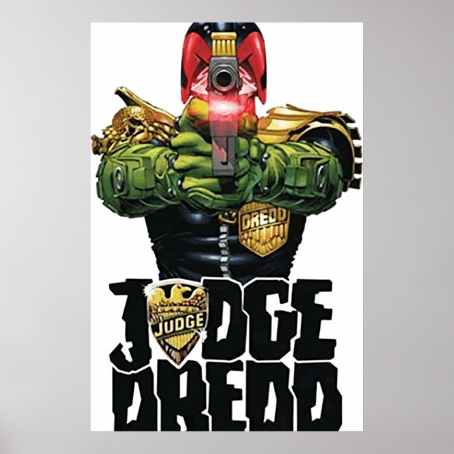 judge dredd design art poster (Front)