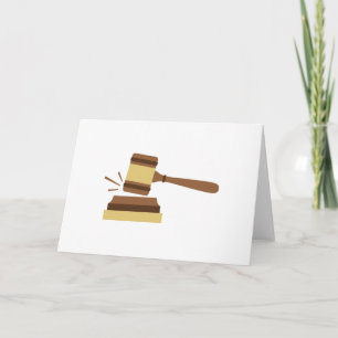 Judge Gavel Card