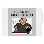 JUDGE joke (Front Horizontal)