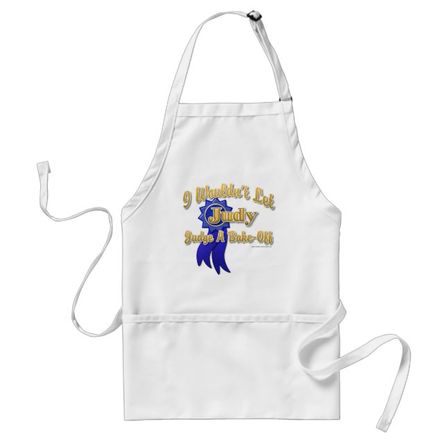 Judge Judy Bake-Off Adult Apron (Front)