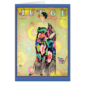 Judge Magazine Cover 1926 Cards