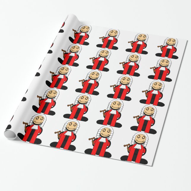 Judge (plain) wrapping paper (Unrolled)