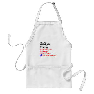 Judge Quiz...Joke Adult Apron