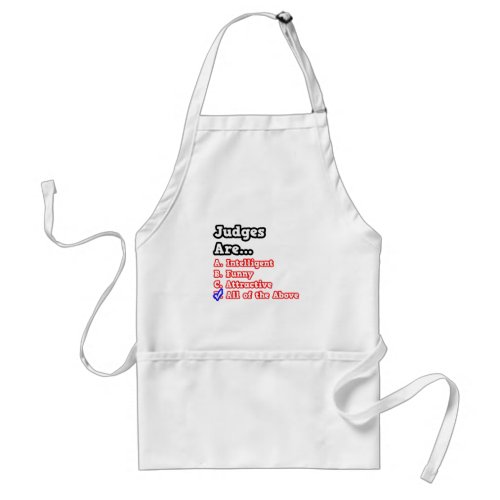 Judge QuizJoke Adult Apron