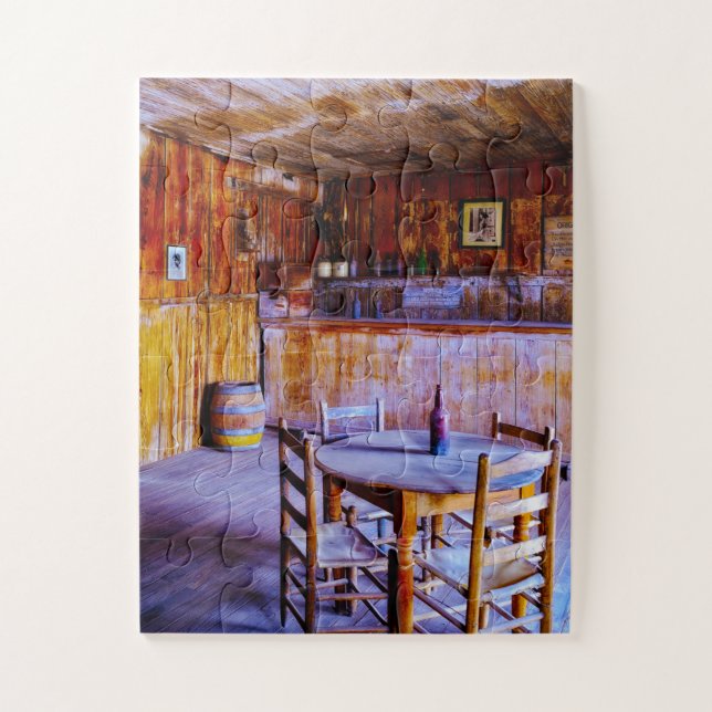 Judge Roy Beans Saloon Texas Jigsaw Puzzle (Vertical)