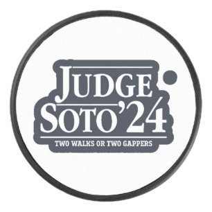 Judge Soto24 – Funny Gifts for Baseball Fans Hockey Puck
