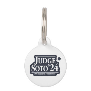 Judge Soto24 – Funny Gifts for Baseball Fans Pet ID Tag
