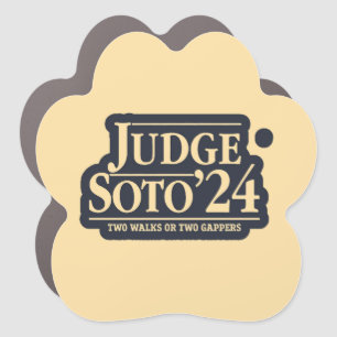  Judge Soto 24 – Funny Gifts for Baseball Fans Car Magnet