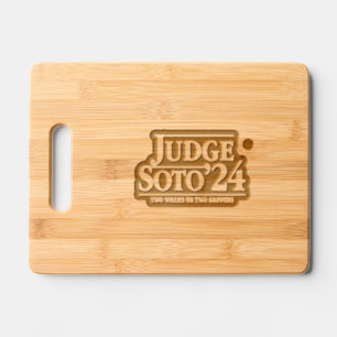 Judge Soto 24 – Funny Gifts for Baseball Fans Engraved Cutting Board