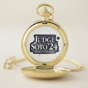 Judge Soto 24 – Funny Gifts for Baseball Fans Pocket Watch