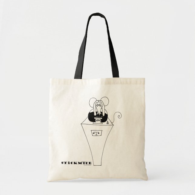 Judge - stickmice Tote Bag (Front)