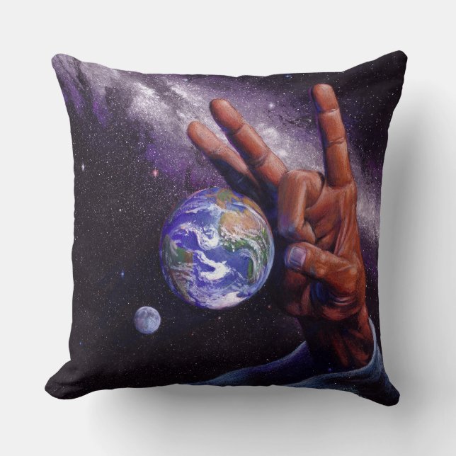 Judgement Day Throw Pillow (Front)