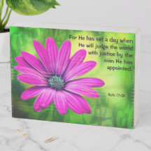 Judgement Day Wood Box Sign