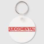 Judgemental Stamp Keychain