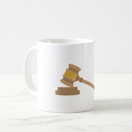 Judges Gavel Coffee Mug