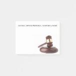 Judge&#39;s Gavel Post-it Notes at Zazzle