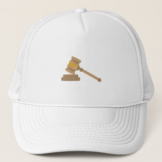 Judges Gavel Trucker Hat (Front)