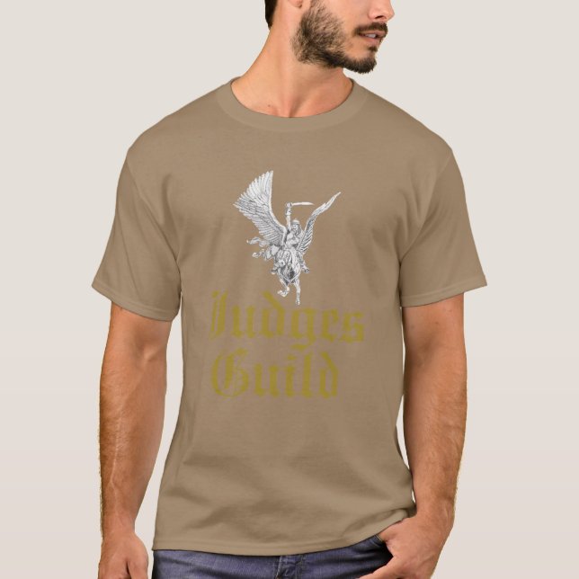 Judges Guild T-Shirt available in Many Colors (Front)