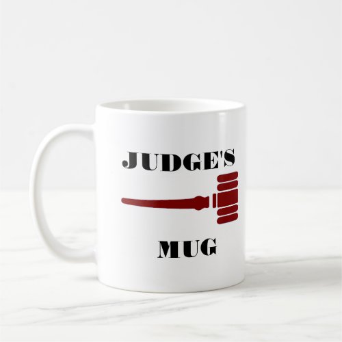 Judges Mug with Gavel