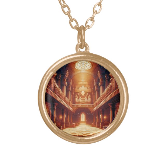 Judge's Passing Gold Plated Necklace (Front)