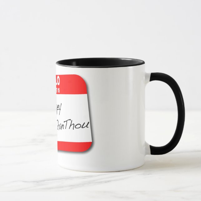 Judgey McHolierthanthou Mug (Right)