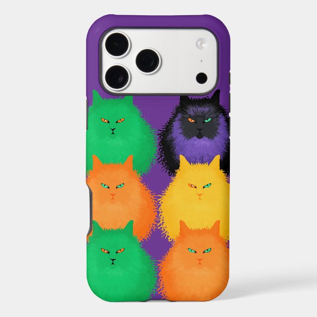 Judging Cats iPhone Case (Back)