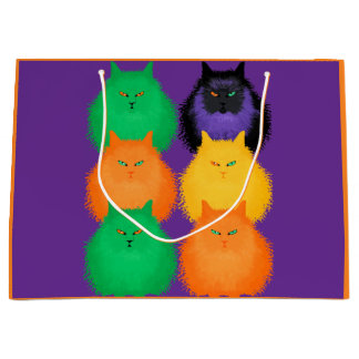 Judging Cats Large Gift Bag