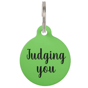 Judging Pet ID Tag