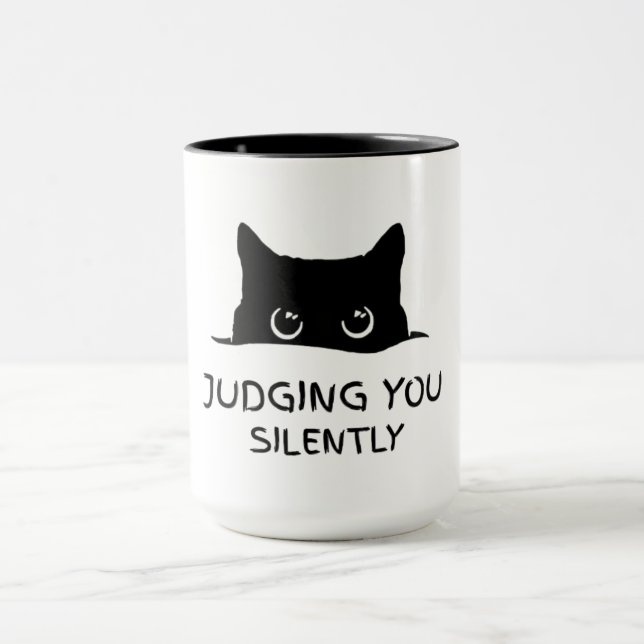 Judging You Silently Mug (Center)