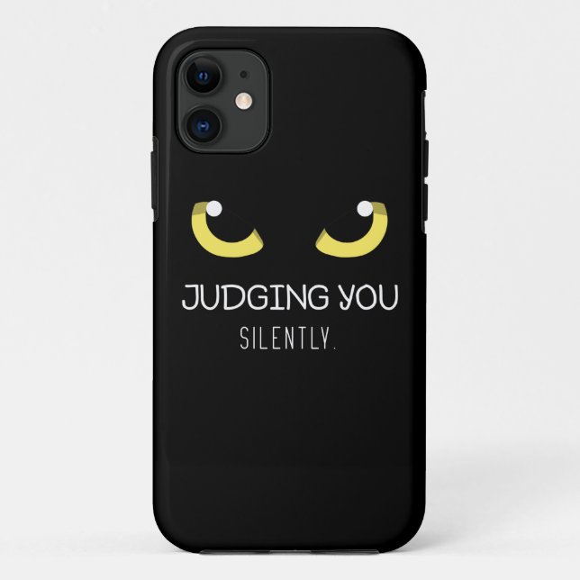 Judging You Silently theme Case-Mate iPhone Case (Back)