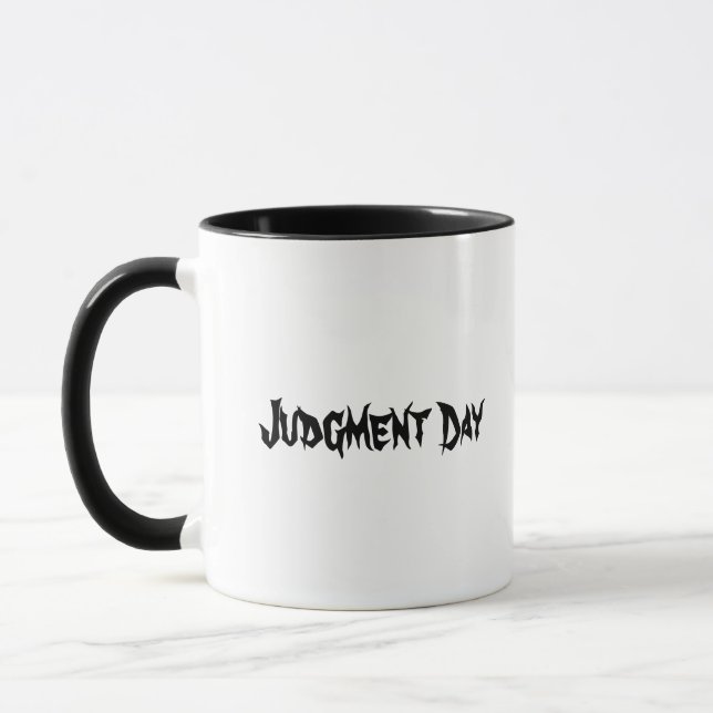 Judgment Day Mug (Left)