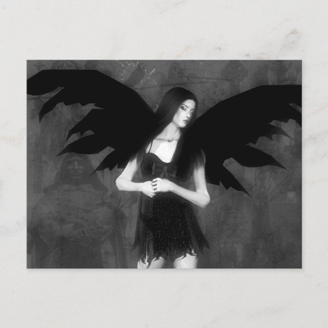 Judgment Of The Lost Gothic Fantasy Art Postcard (Front)