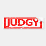 Judgy Stamp Bumper Sticker