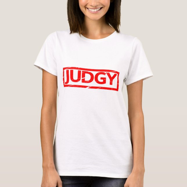 Judgy Stamp T-Shirt (Front)