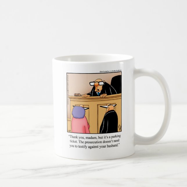 Judicial System Humor Mug Gift (Right)