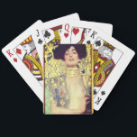 Judith and the Head of Holofernes by Gustav Klimt Poker Cards<br><div class="desc">Judith I,  or Judith and the Head of Holofernes (1901). Oil on canvas,  84 × 42 cm (33 × 17 in). Österreichische Galerie Belvedere,  Vienna.</div>