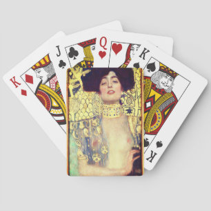 Judith and the Head of Holofernes by Gustav Klimt Poker Cards