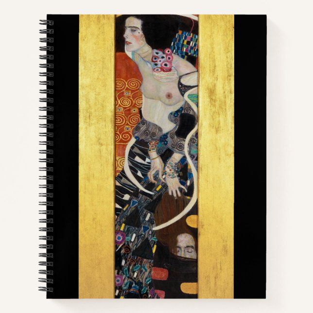 Judith II (Salome) by Gustav Klimt Notebook (Front)