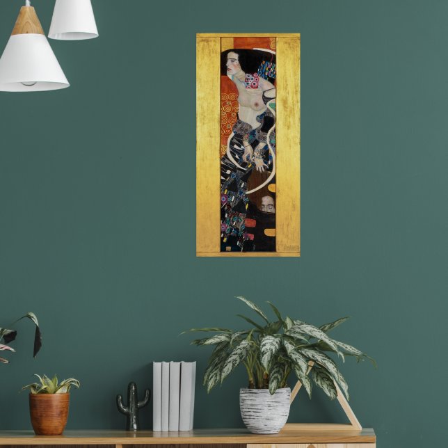 Judith II (Salome) by Gustav Klimt Poster (Living Room 1)