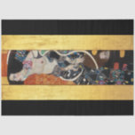 Judith II (Salome) by Gustav Klimt Tissue Paper<br><div class="desc">Judith II (Salome),  or Judith and the Head of Holofernes (1909). Oil on canvas,  178 × 46 cm (70 × 18.1 in). Ca' Pesaro,  Venice,  Italy.</div>