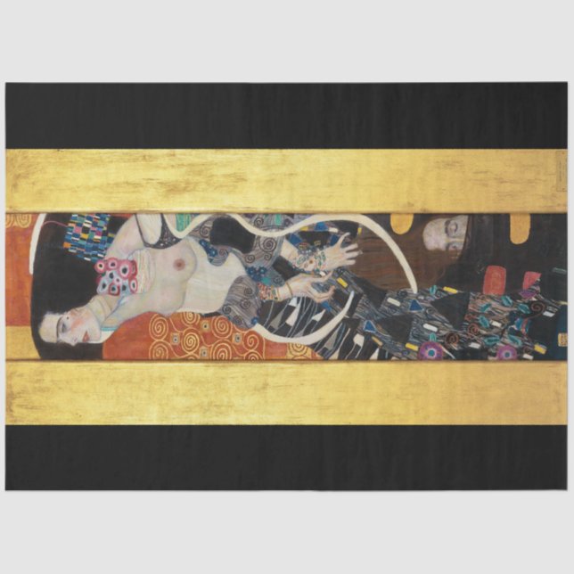 Judith II (Salome) by Gustav Klimt Tissue Paper (Front)