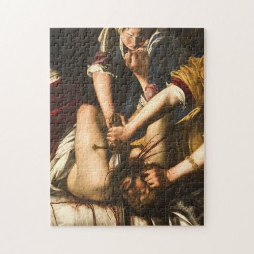 Judith Slaying Holofernes _ Artemisia Gentileschi Jigsaw Puzzle