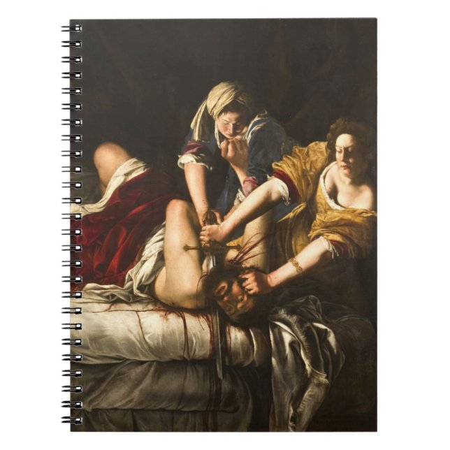 Judith Slaying Holofernes - Artemisia Gentileschi Notebook (Front)
