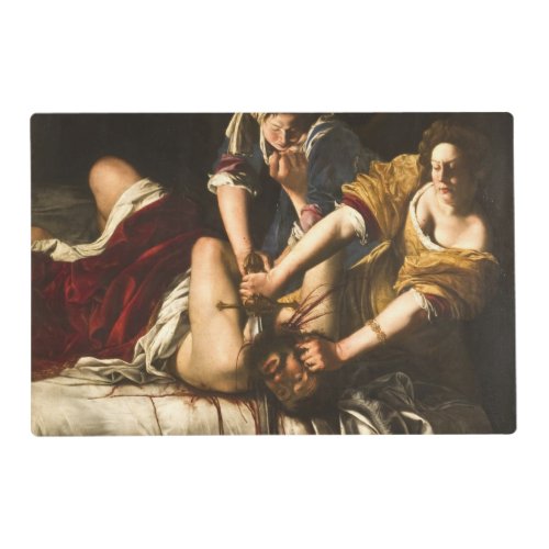 Judith Slaying Holofernes _ Artemisia Gentileschi Placemat