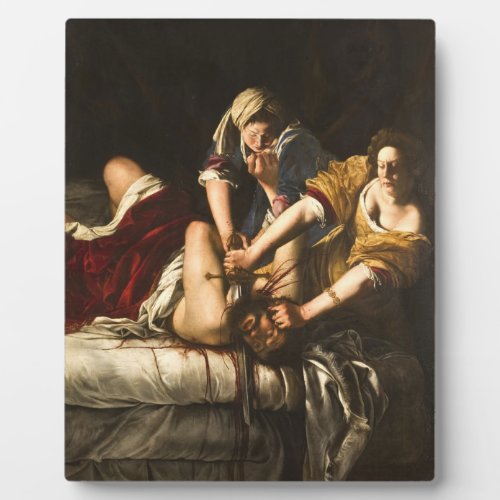 Judith Slaying Holofernes _ Artemisia Gentileschi Plaque